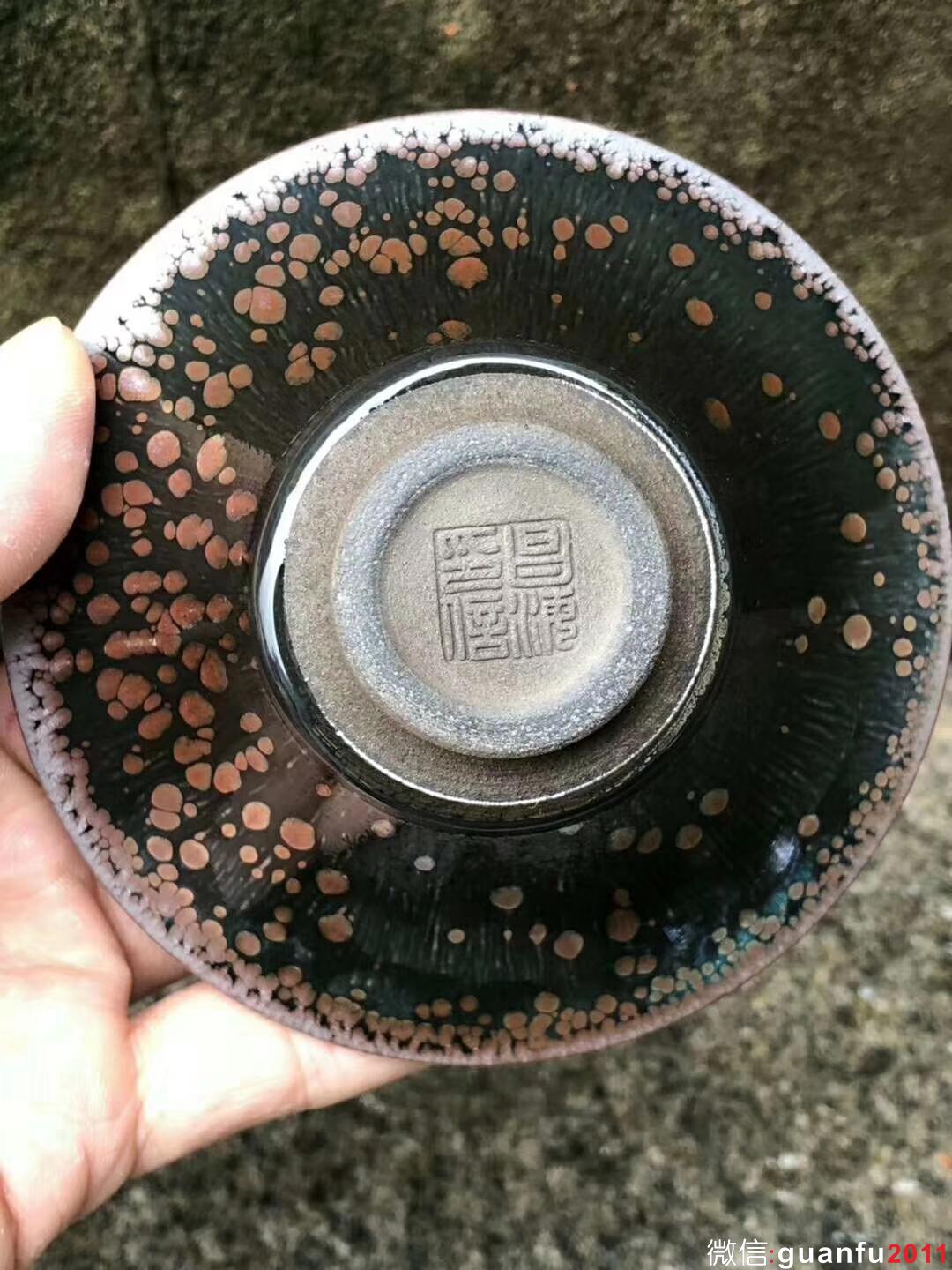 （蓮初） 李盞工坊 李昌海老師作品 （蓮初）鷓鴣斑  10.5（斗笠）