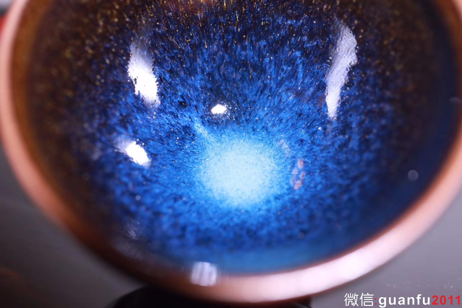 孫建興  茶末回藍(lán)釉9.1口徑