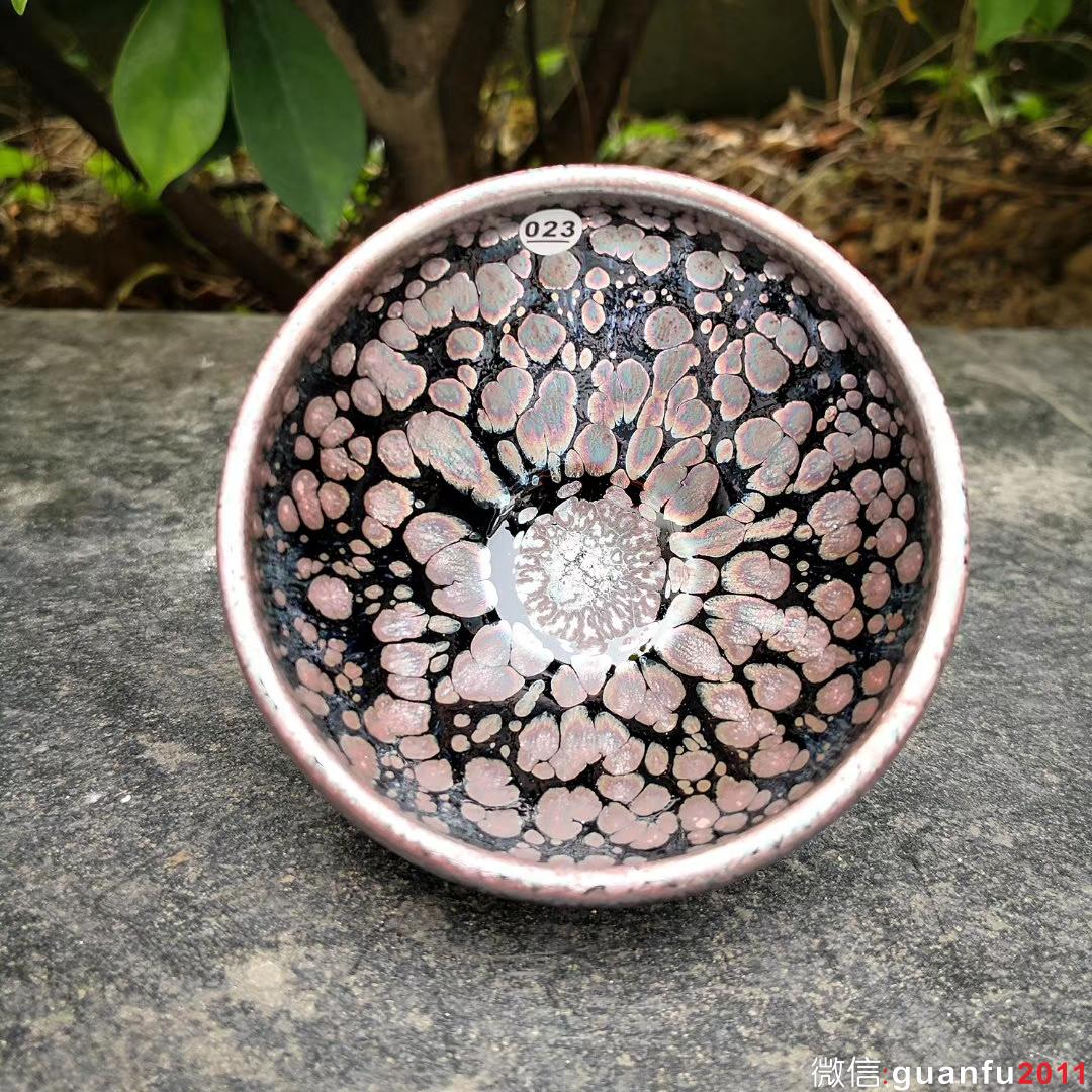 飛惺～大品牌：金鉆紫金油滴之美！ 口徑7.7肚大8.5高5.3