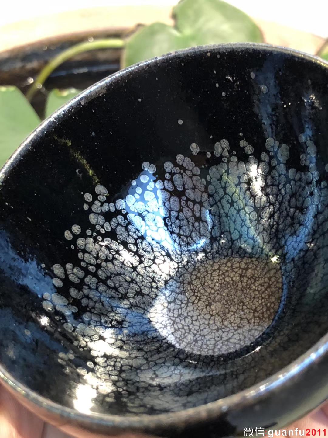 華御 陳春華師傅 油滴盞 口徑9