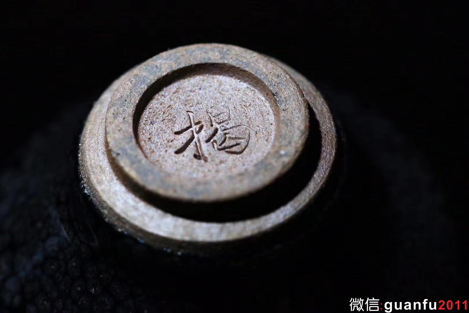 揭繼榮 荷塘月色 9*5.5  束口  水吉胎土、原礦釉石、草木灰