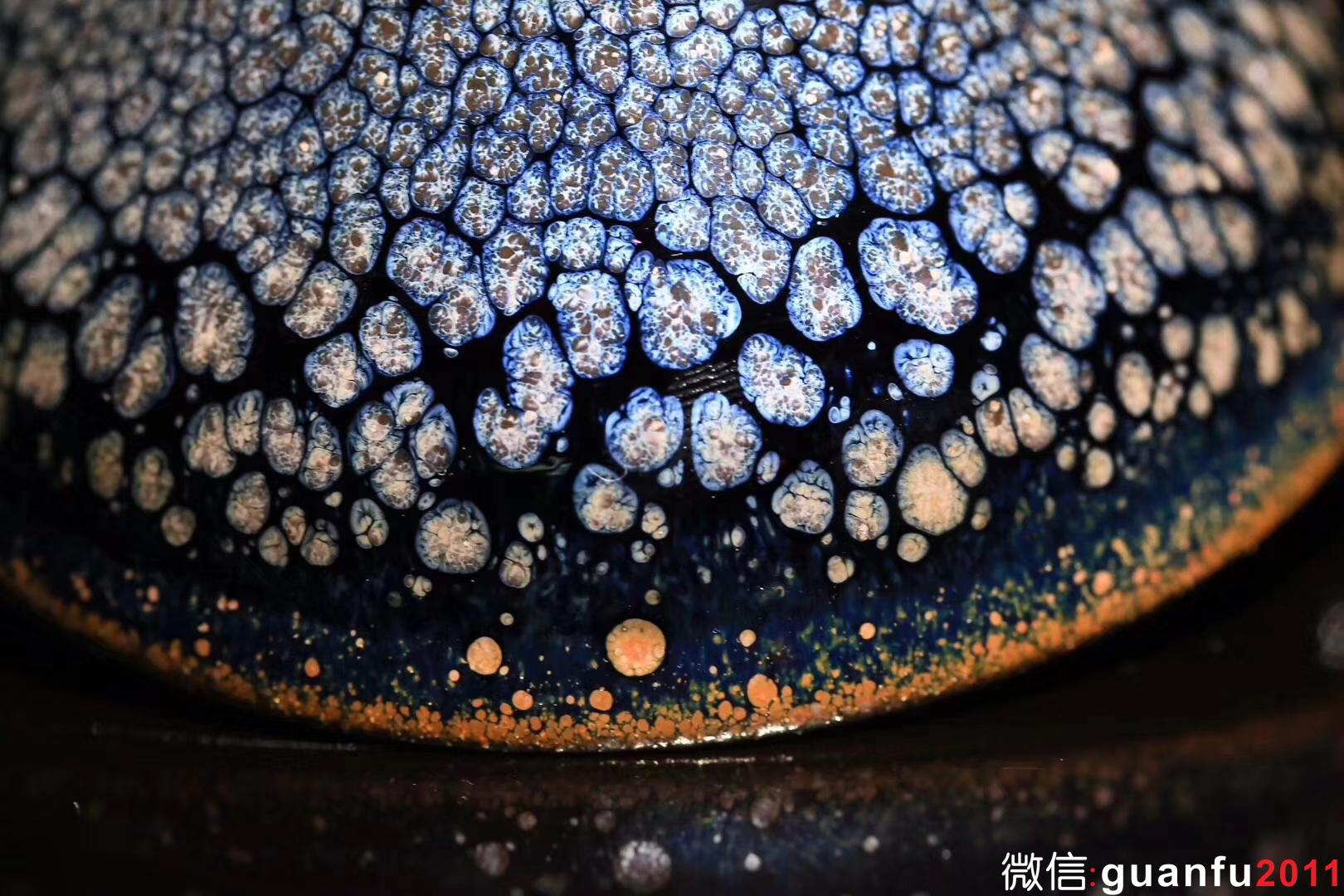 揭繼榮 荷塘月色 9*5.5  束口  水吉胎土、原礦釉石、草木灰