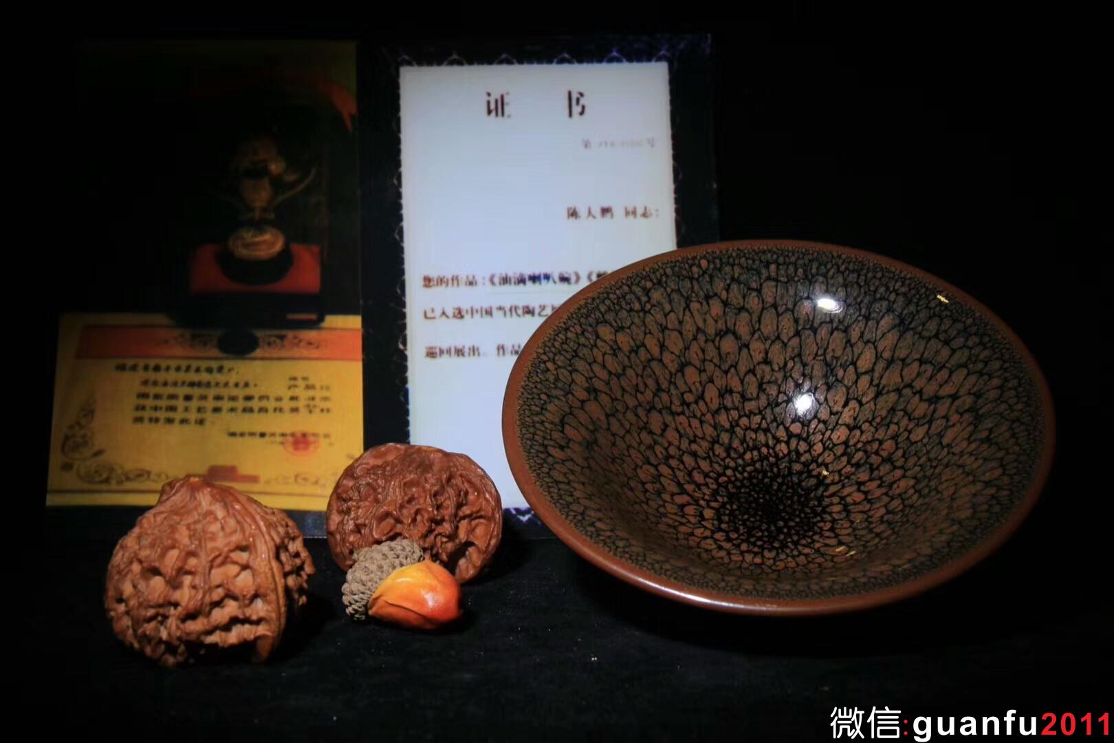 鷓鴣斑-陳大鵬制 規(guī)格：10.5*4.4公分 收藏級(jí)作品