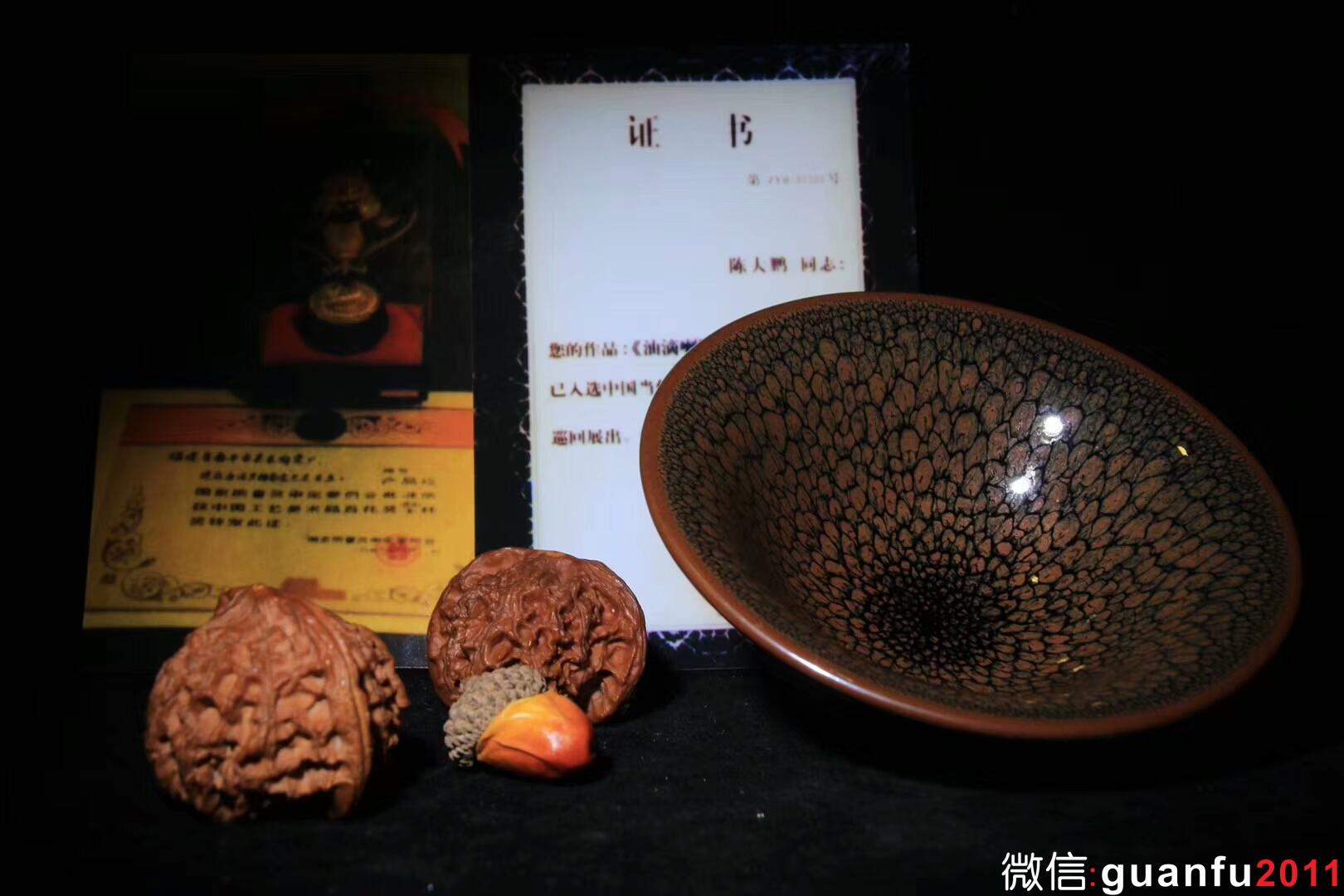 鷓鴣斑-陳大鵬制 規(guī)格：10.5*4.4公分 收藏級(jí)作品