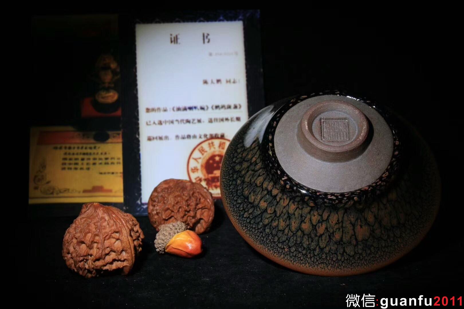 鷓鴣斑-陳大鵬制 規(guī)格：10.5*4.4公分 收藏級(jí)作品