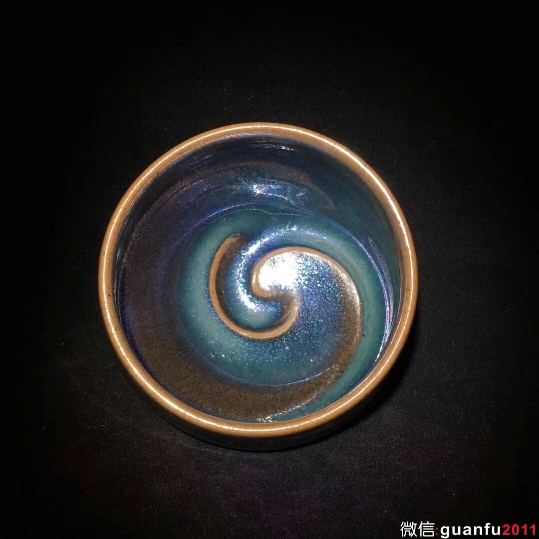 臺灣-陶藝家李春和老師臺灣（藥釉）曜變第一人-茶盞