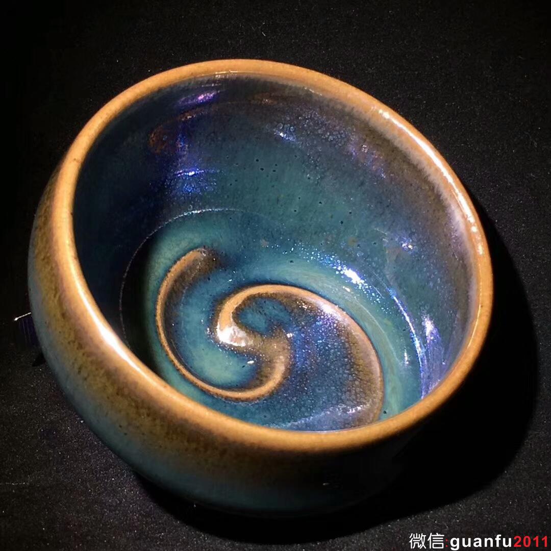 臺灣-陶藝家李春和老師臺灣（藥釉）曜變第一人-茶盞