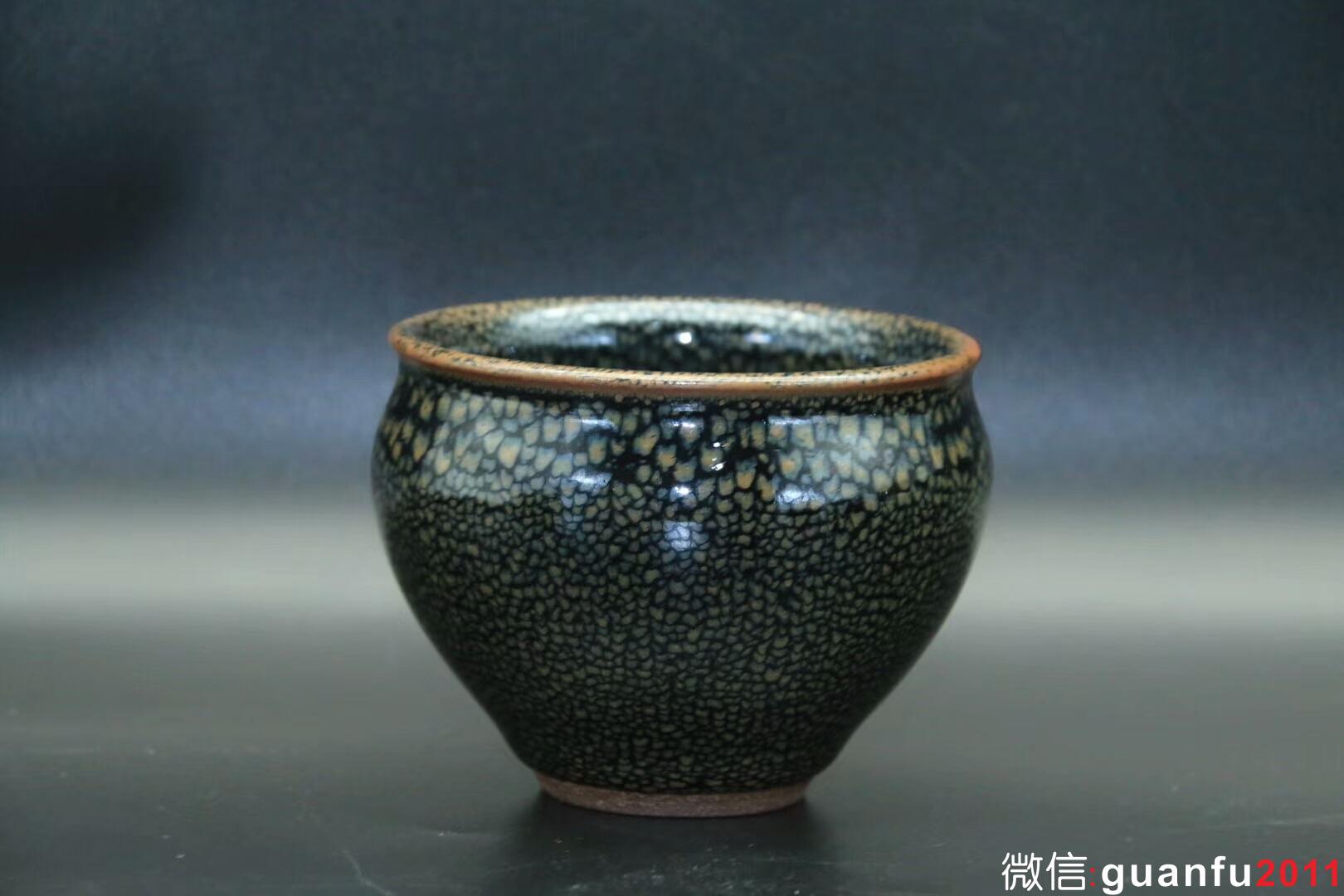 蘇天培老師作品:油滴天目盞、完美無瑕精品。