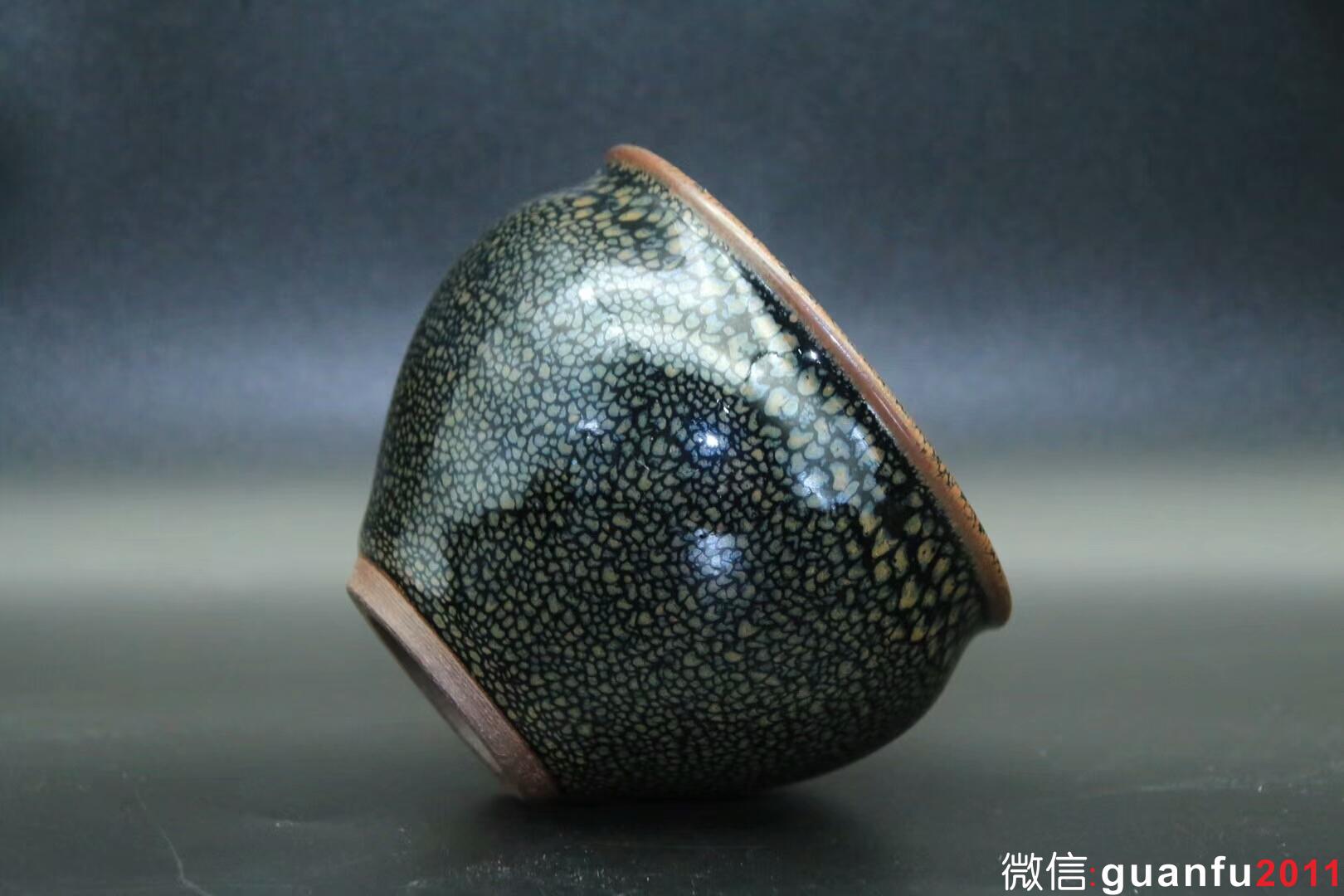 蘇天培老師作品:油滴天目盞、完美無瑕精品。