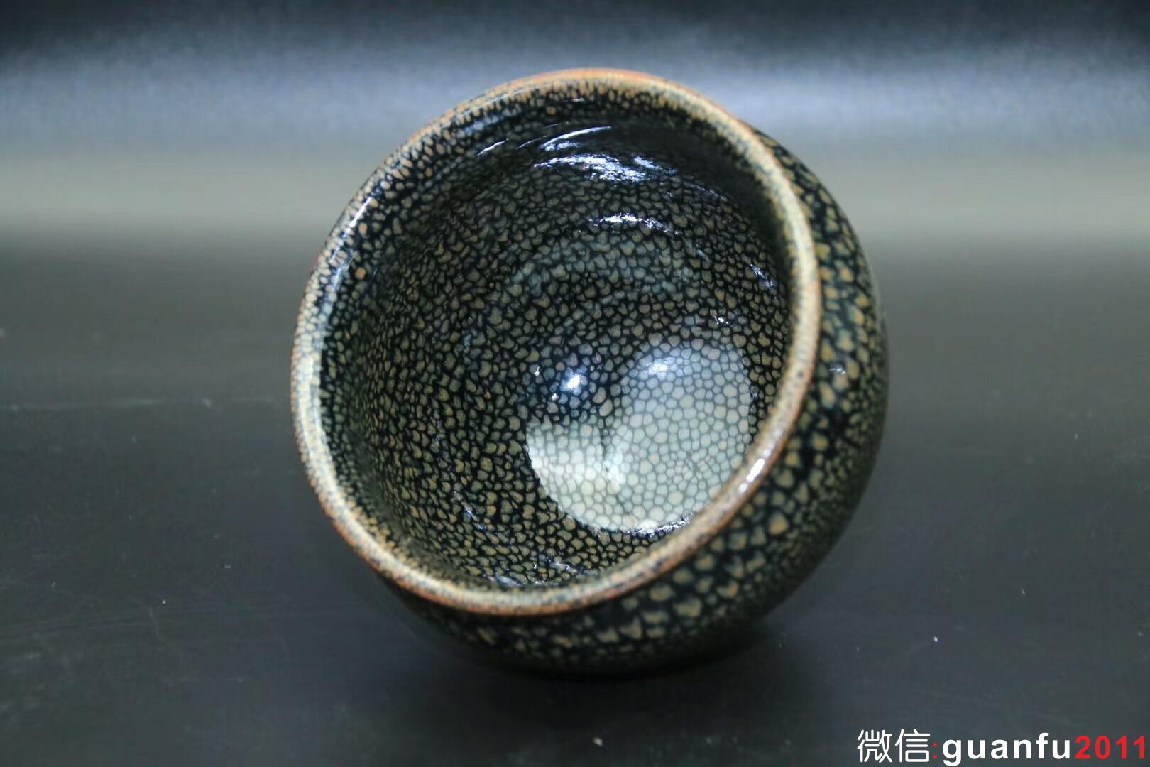 蘇天培老師作品:油滴天目盞、完美無瑕精品。