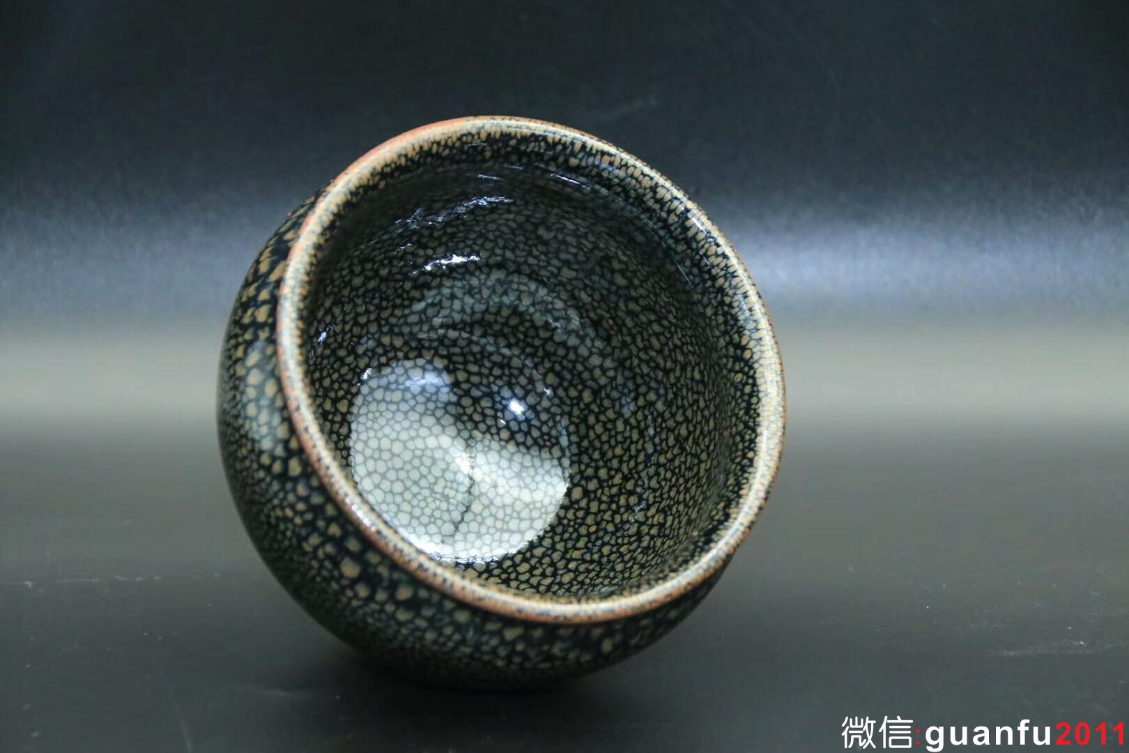 蘇天培老師作品:油滴天目盞、完美無瑕精品。