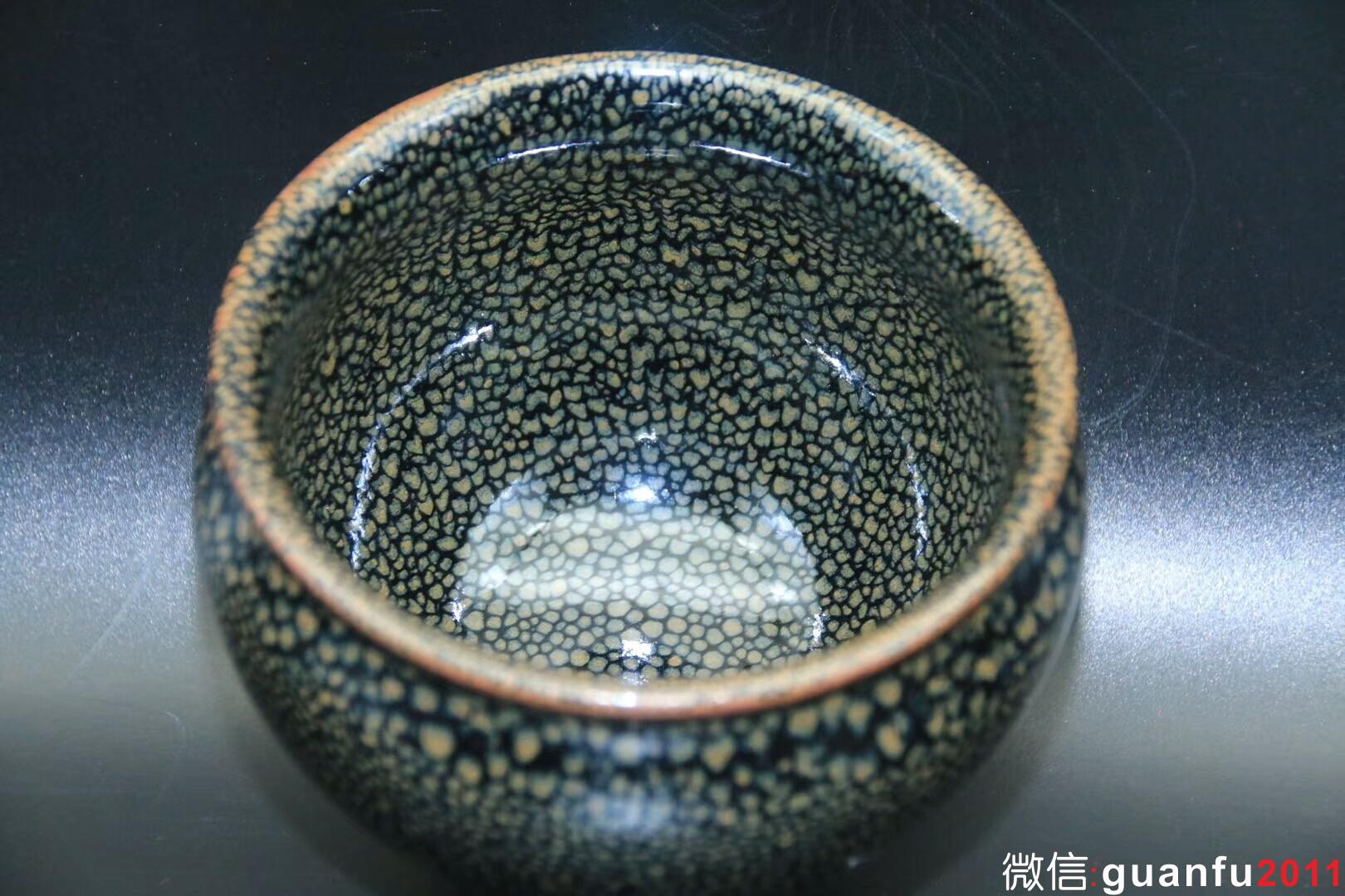 蘇天培老師作品:油滴天目盞、完美無瑕精品。