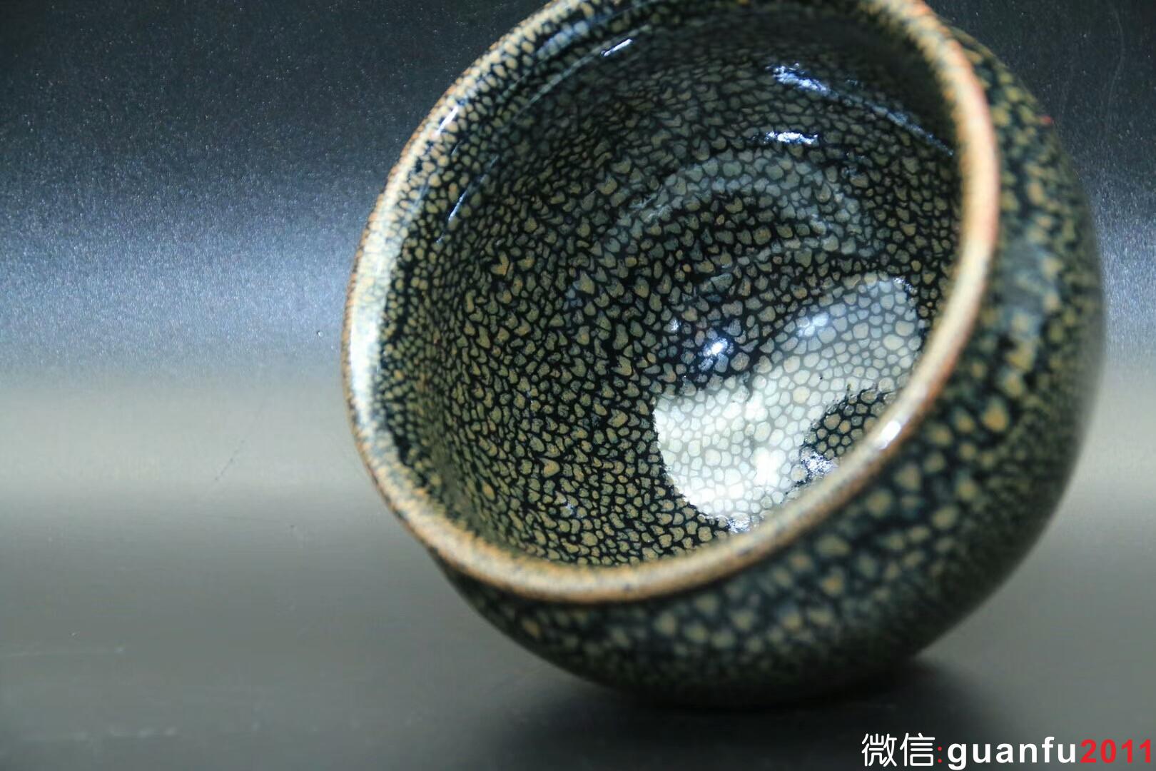 蘇天培老師作品:油滴天目盞、完美無瑕精品。