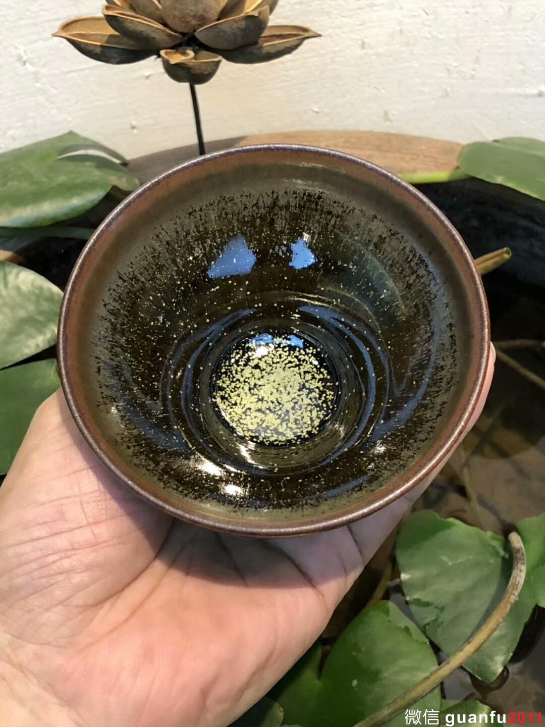 茶綠釉 星辰星  玉蘭杯 （柴燒）李遠(yuǎn)興老師作品