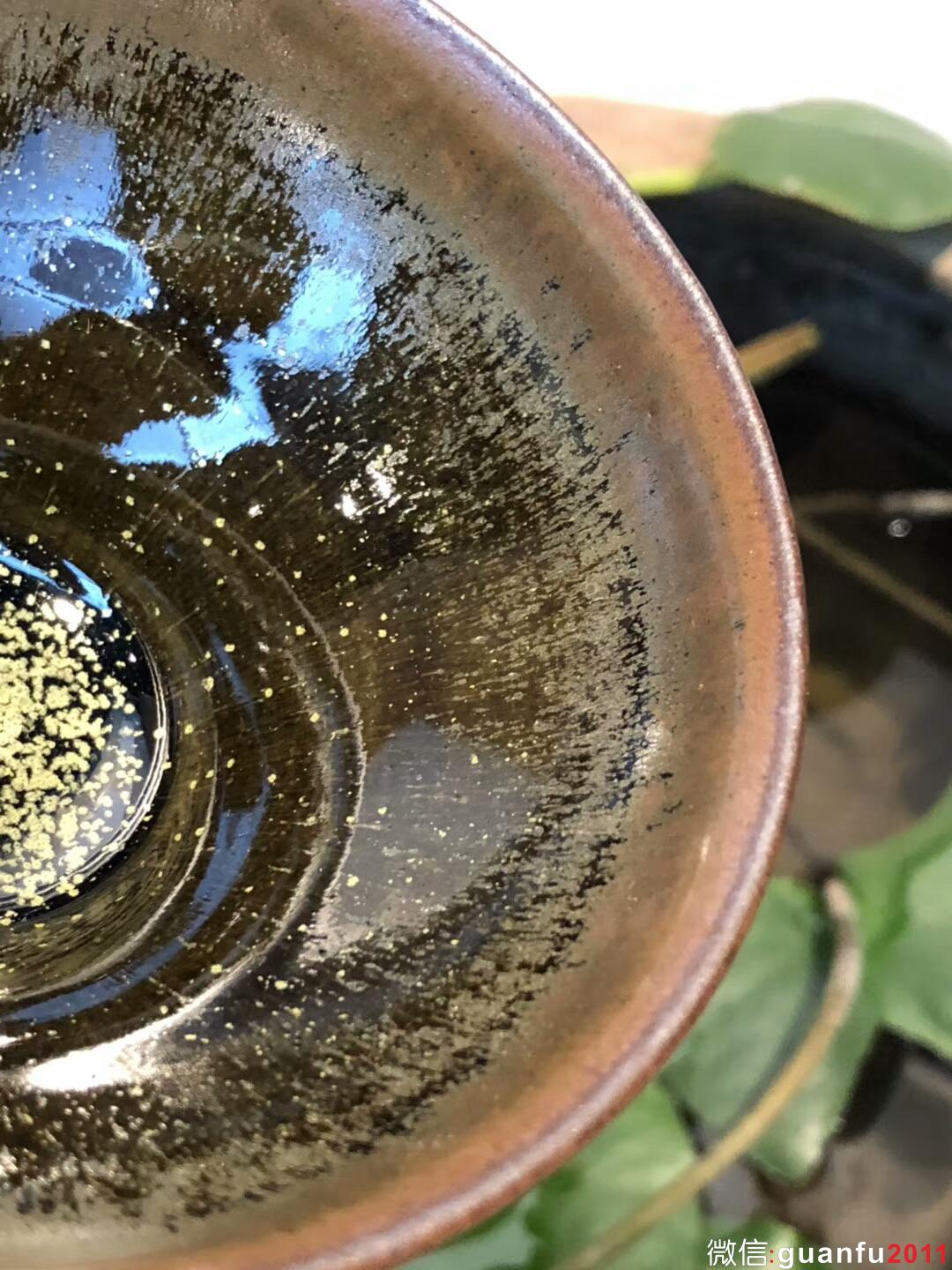 茶綠釉 星辰星  玉蘭杯 （柴燒）李遠(yuǎn)興老師作品