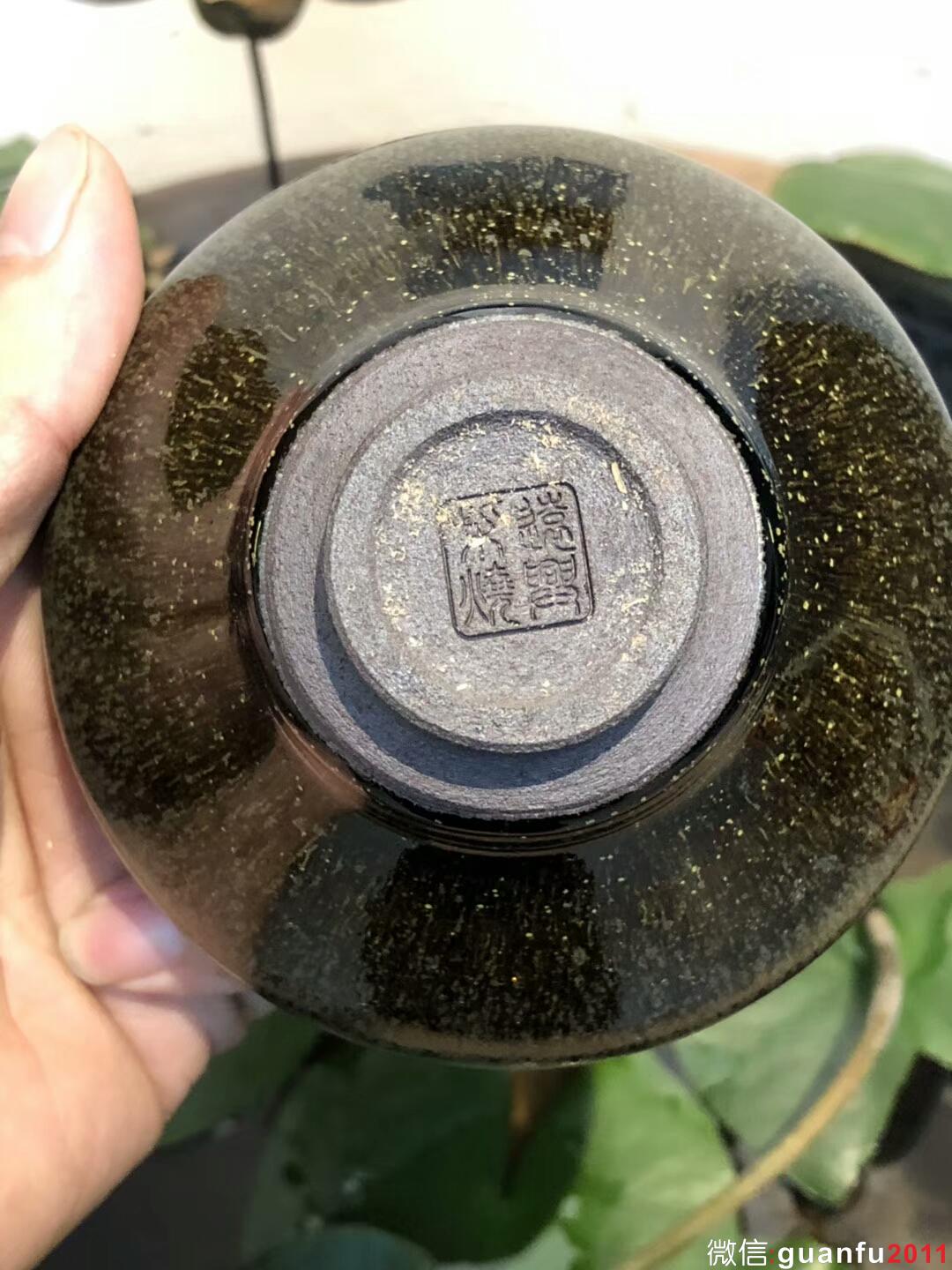 茶綠釉 星辰星  玉蘭杯 （柴燒）李遠(yuǎn)興老師作品