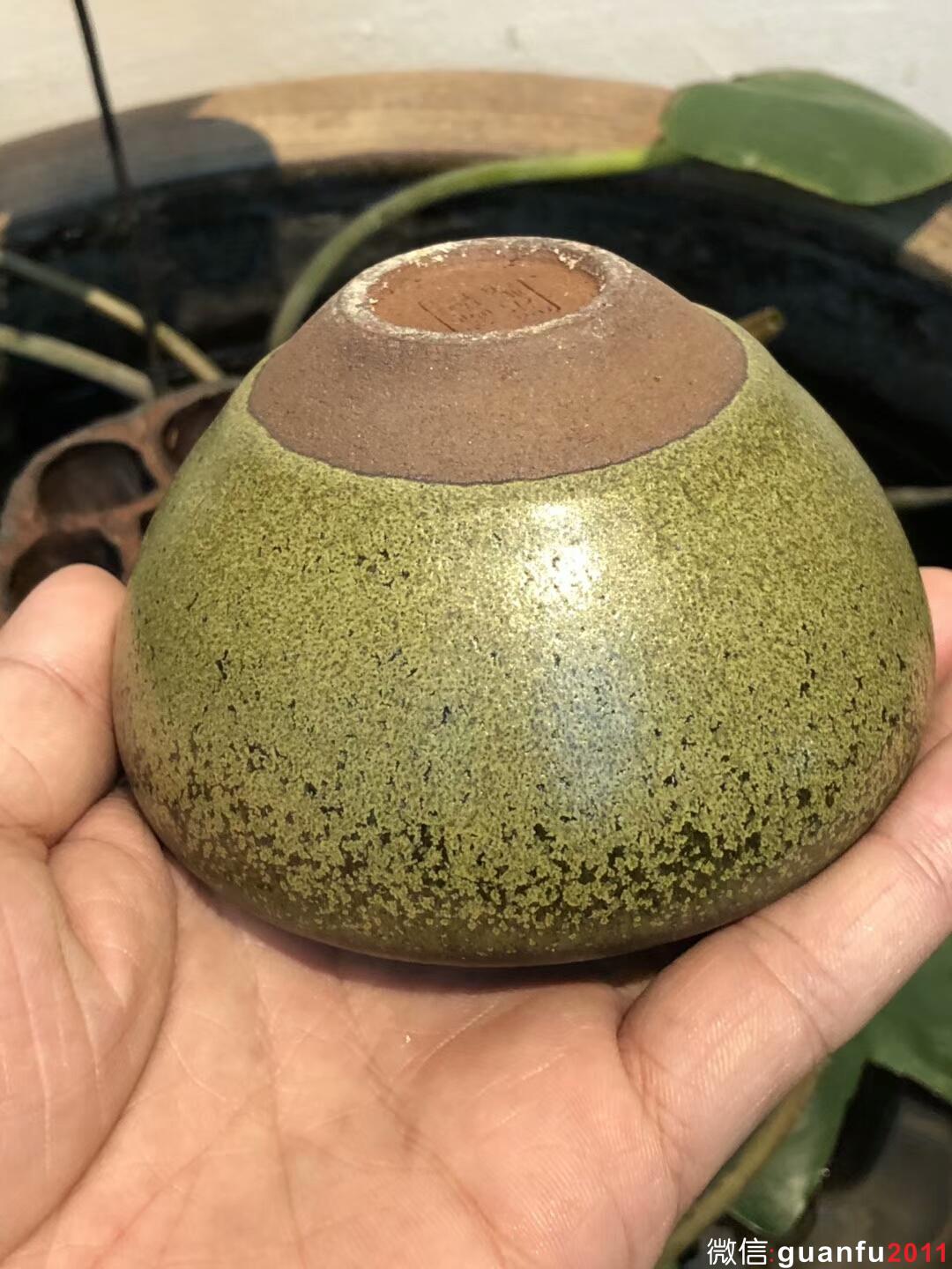 李遠(yuǎn)興老師 龍窯柴燒茶綠釉 多彩窯變