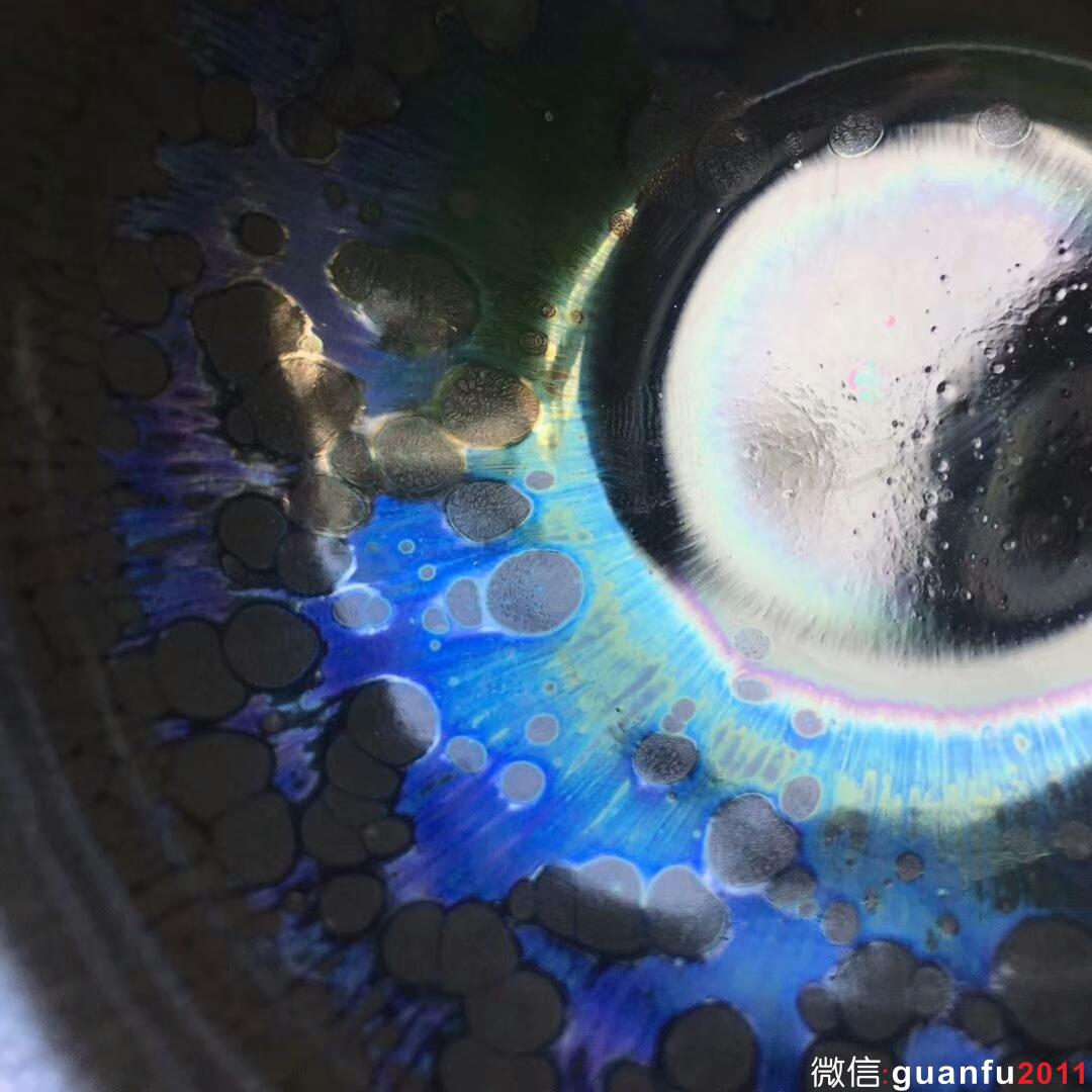 孫建興大師  曜變束口盞 口徑9.2/5.4