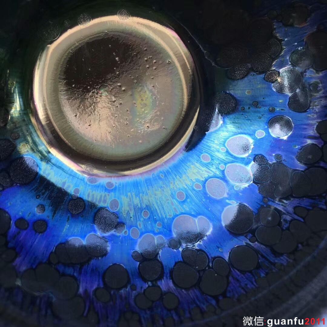 孫建興大師  曜變束口盞 口徑9.2/5.4