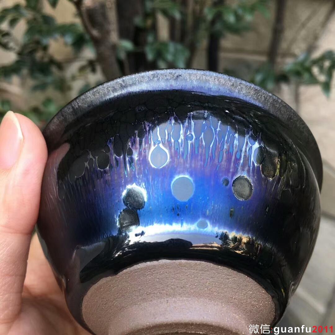 孫建興大師  曜變束口盞 口徑9.2/5.4