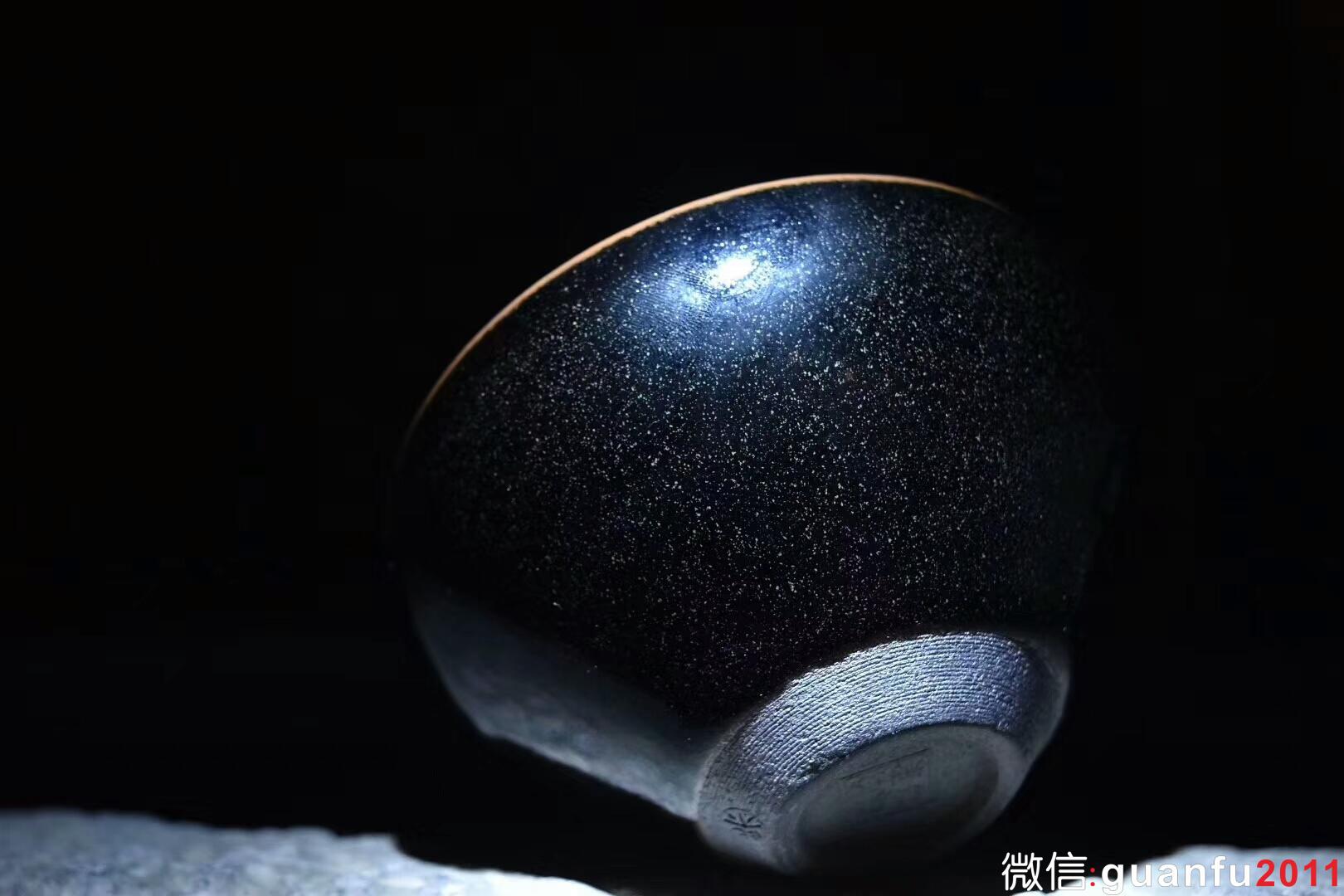 龍窯柴燒 鐵胎 全手工 天然礦物釉 嚴(yán)小華工藝美術(shù)師 【烏金釉】缽型 口徑9.5高5