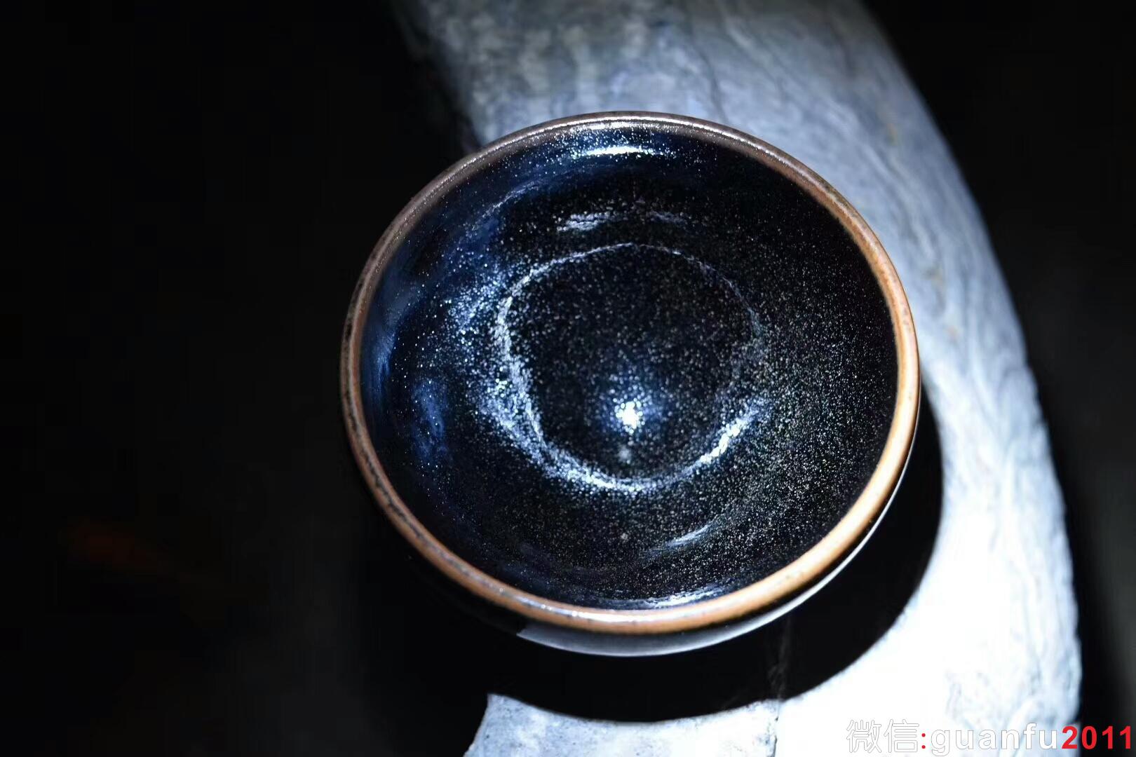 龍窯柴燒 鐵胎 全手工 天然礦物釉 嚴(yán)小華工藝美術(shù)師 【烏金釉】缽型 口徑9.5高5