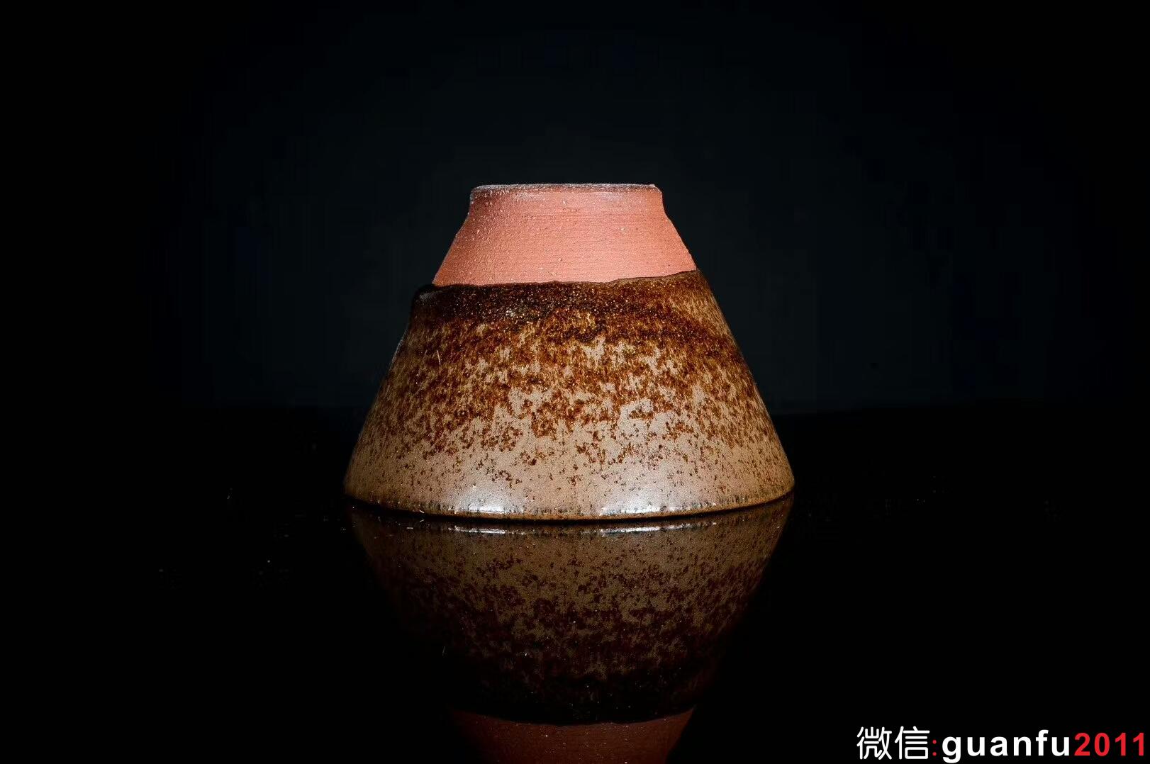 老龍窯柴燒第一人熊忠貴 絕版直斗笠一枚 8口徑