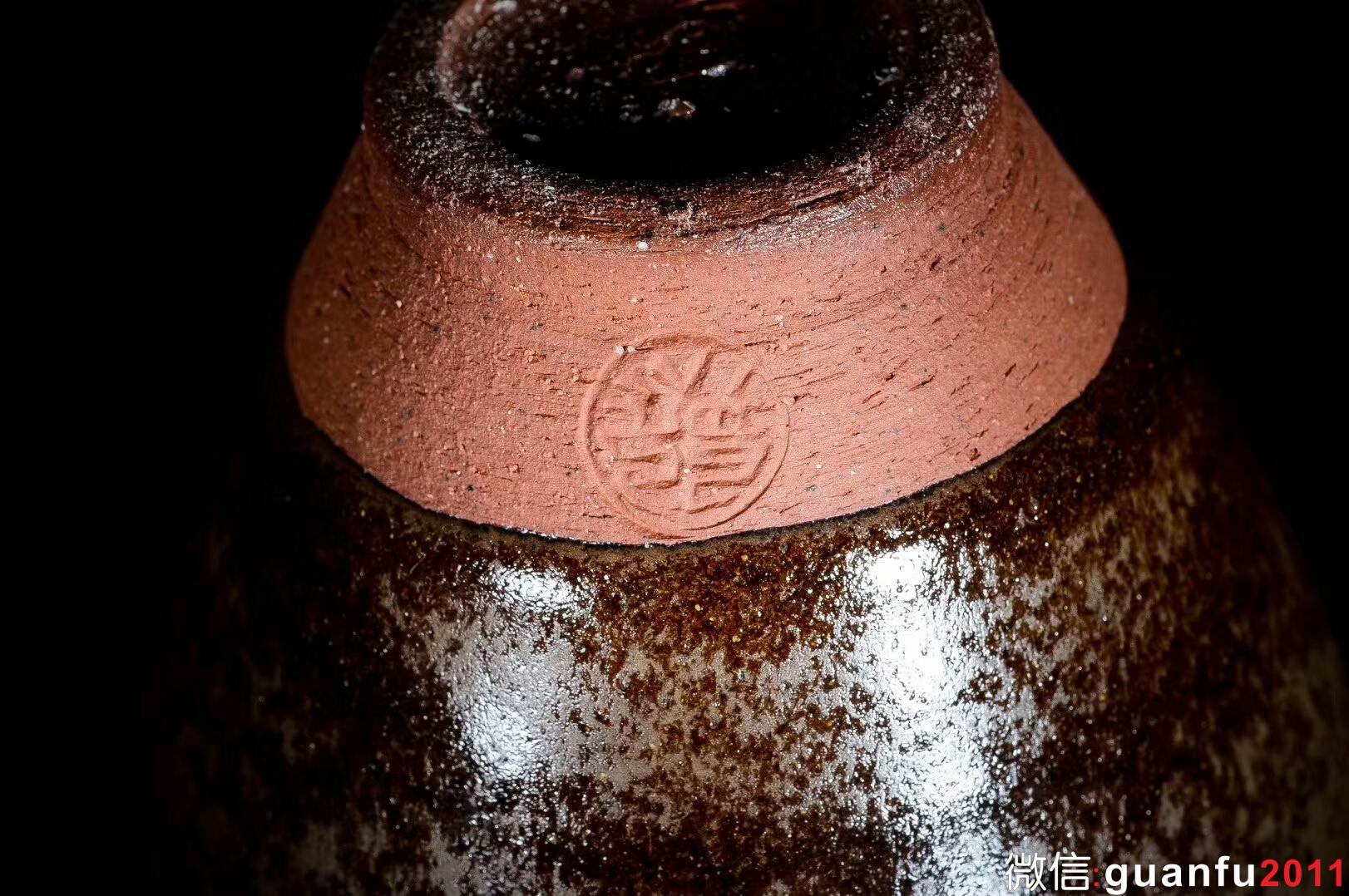 老龍窯柴燒第一人熊忠貴 絕版直斗笠一枚 8口徑