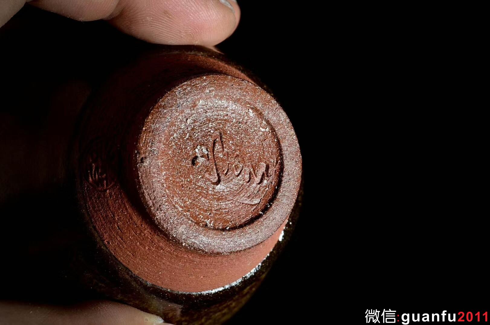 老龍窯柴燒第一人熊忠貴 絕版直斗笠一枚 8口徑