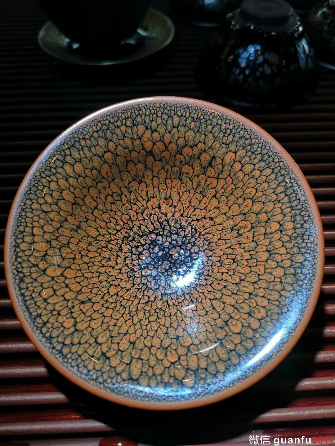 陳大鵬老師作品 撇口黃鷓鴣斑 口徑10.5/4.3