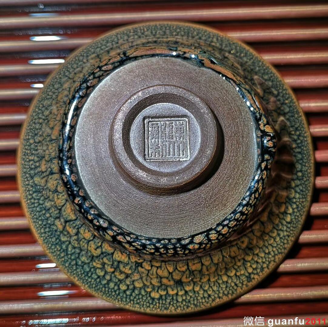 陳大鵬老師作品 撇口黃鷓鴣斑 口徑10.5/4.3