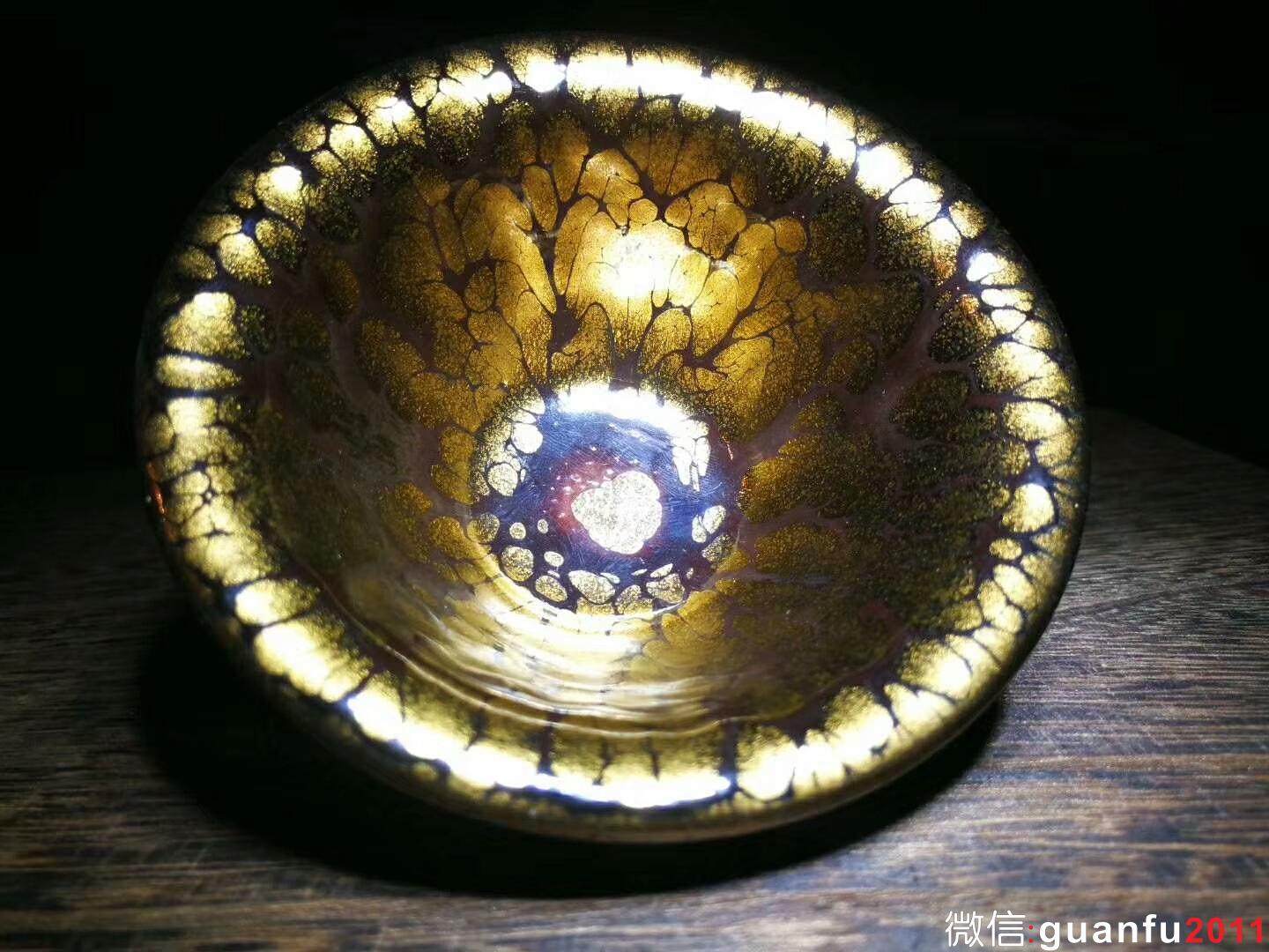 黃美金  金盞 口徑:9.8  高:5.0