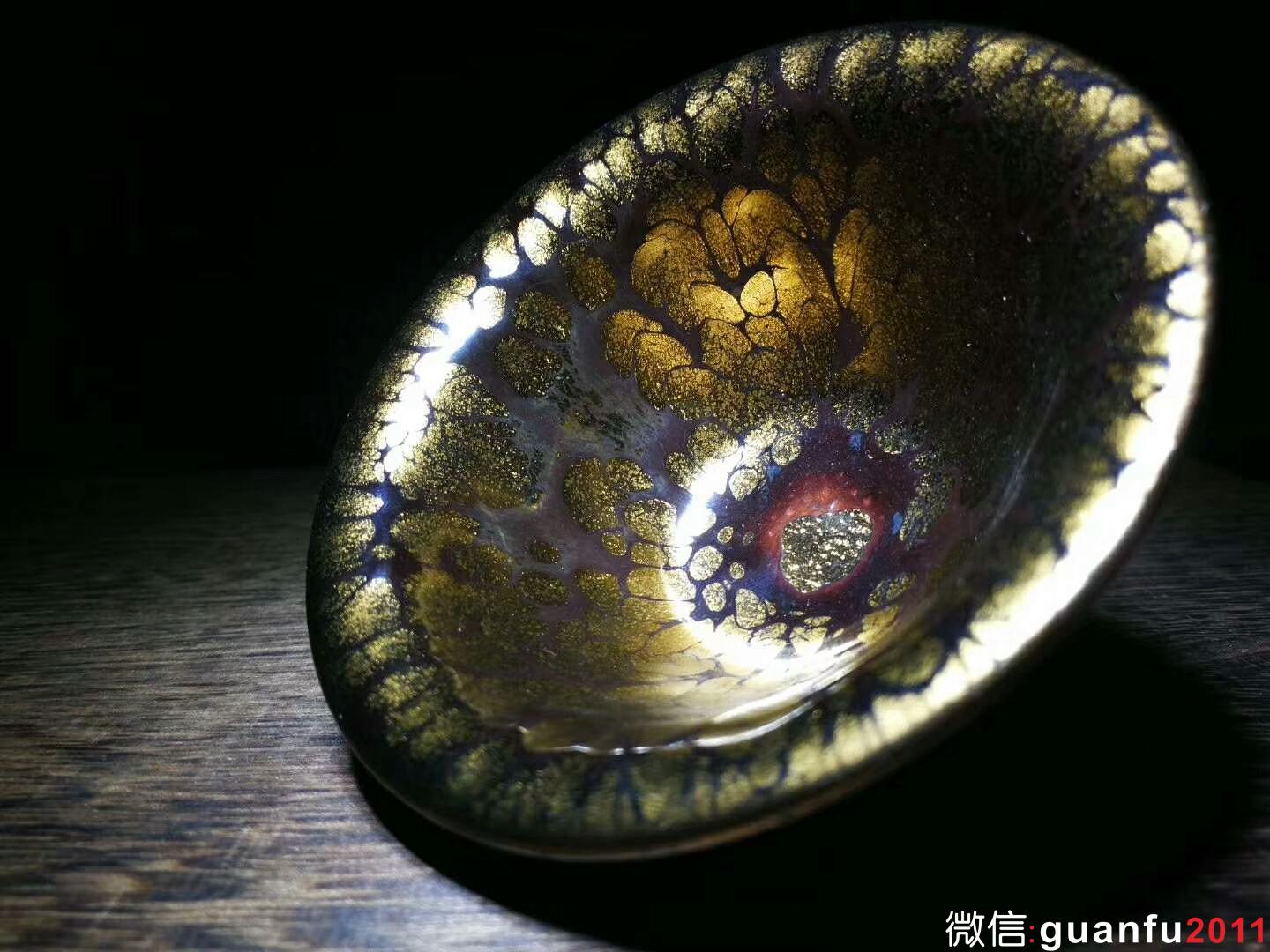 黃美金  金盞 口徑:9.8  高:5.0