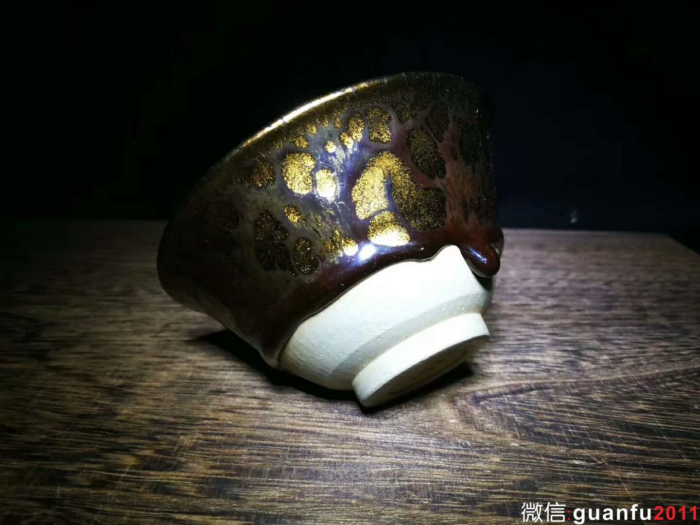 黃美金  金盞 口徑:9.8  高:5.0