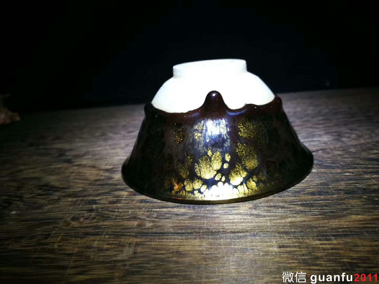 黃美金  金盞 口徑:9.8  高:5.0