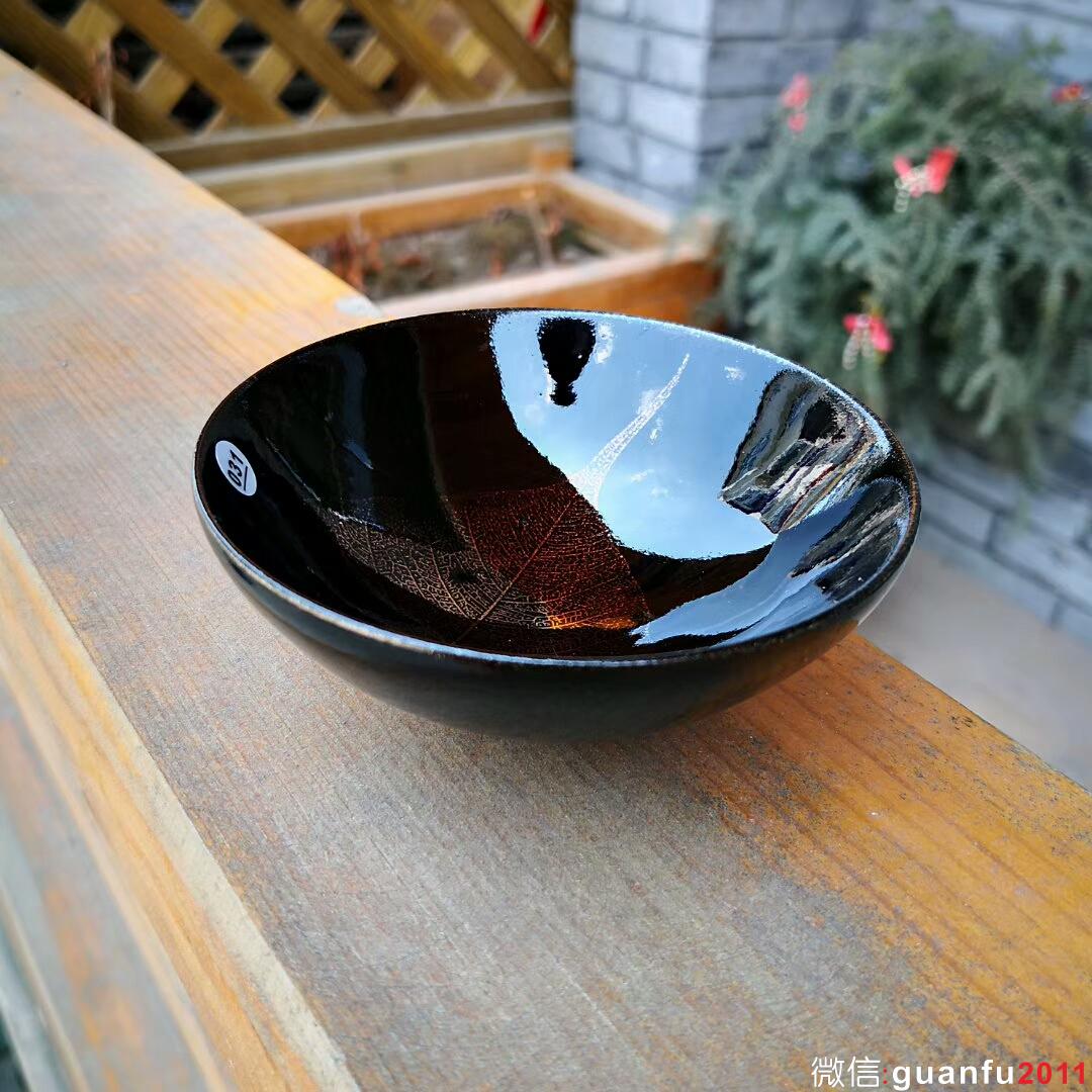 一葉菩提開宗大師~張中欽老師作品 口徑9.3高3.8