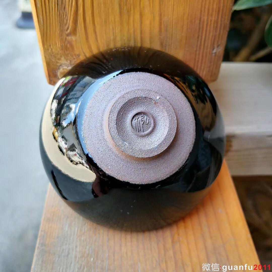 一葉菩提開宗大師~張中欽老師作品 口徑9.3高3.8