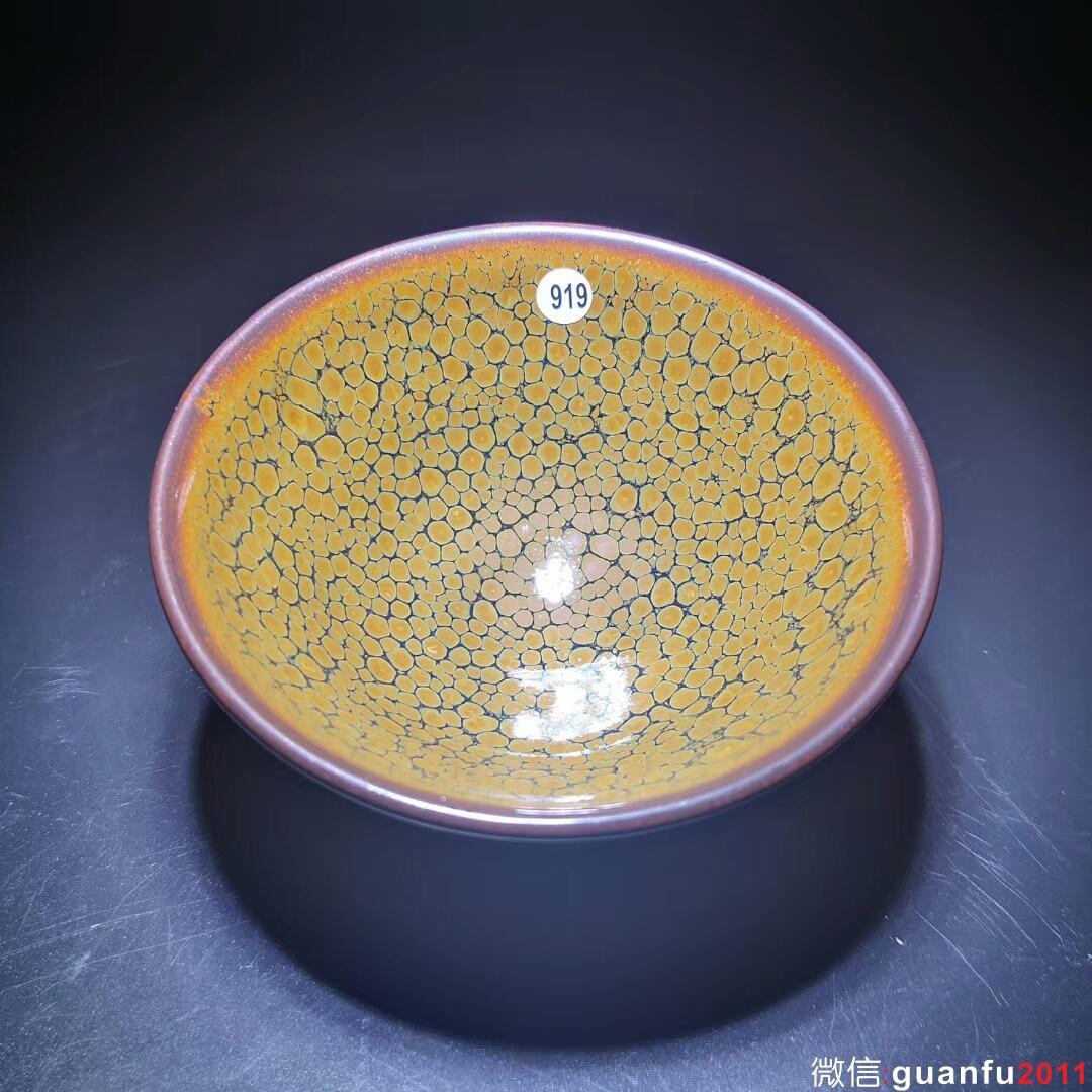 黃鷓鴣～非遺傳承人：孫福昆師傅作品！ 口徑9.5高5.2