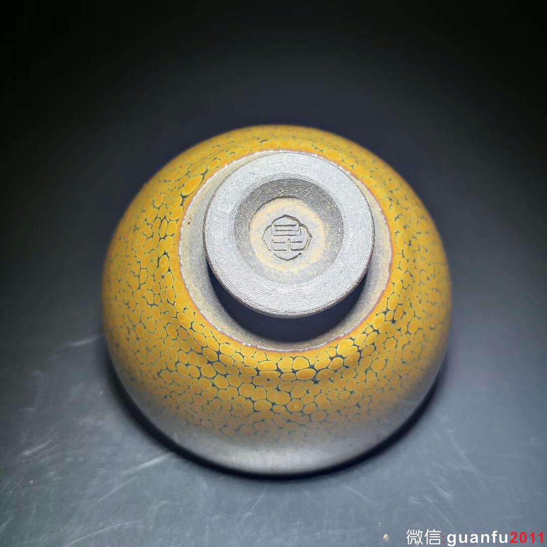 黃鷓鴣～非遺傳承人：孫福昆師傅作品！ 口徑9.5高5.2