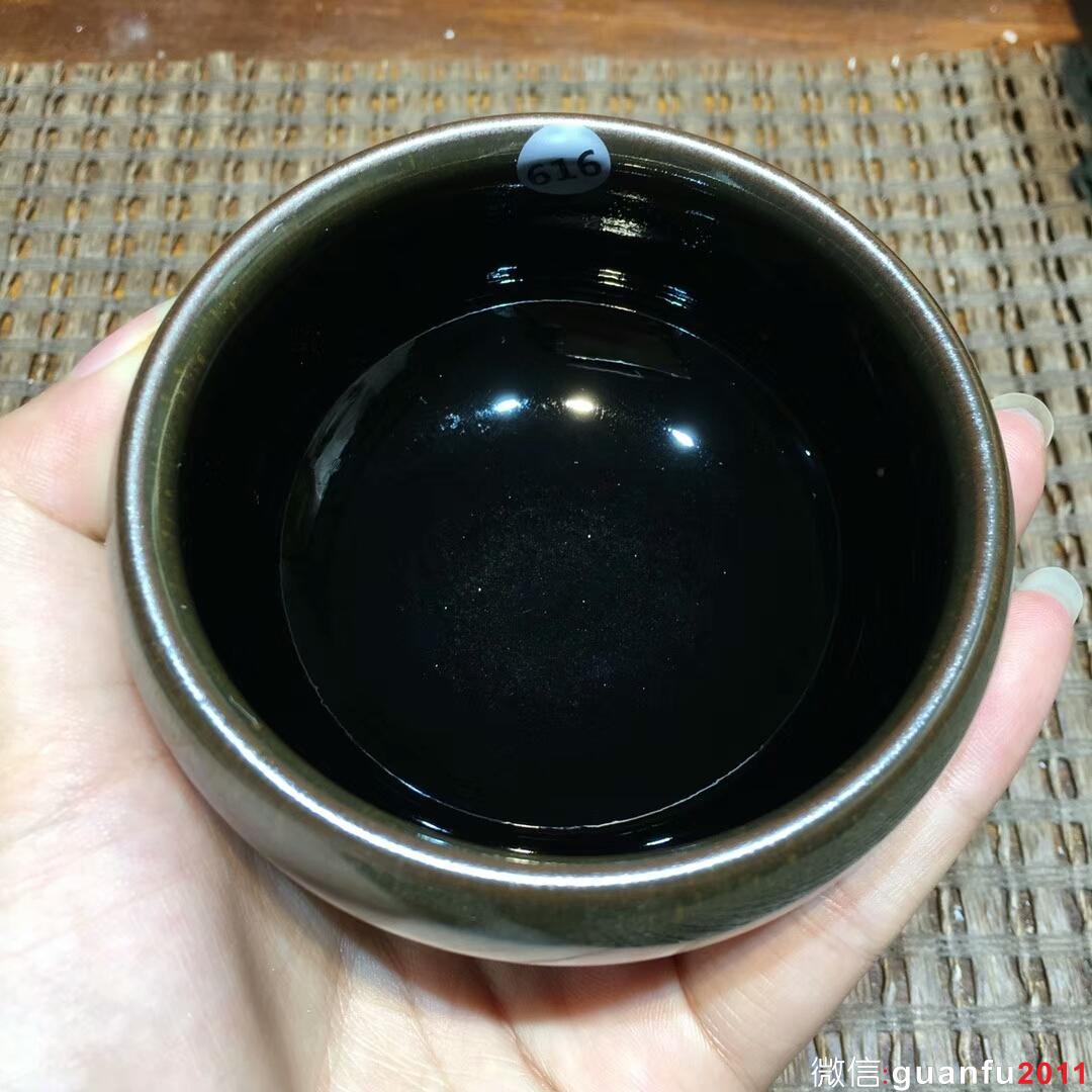 精品烏金釉 斗笠杯：口徑8.8*4.5 束口盞：口徑8.5*5.5  禪定杯：口徑8*4.5