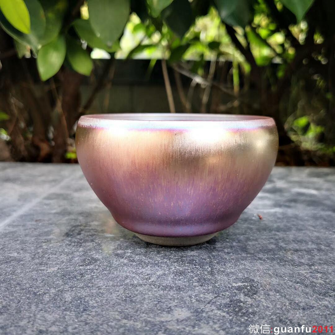 玲瓏粉彩 口徑8.1肚大8.8高6.5