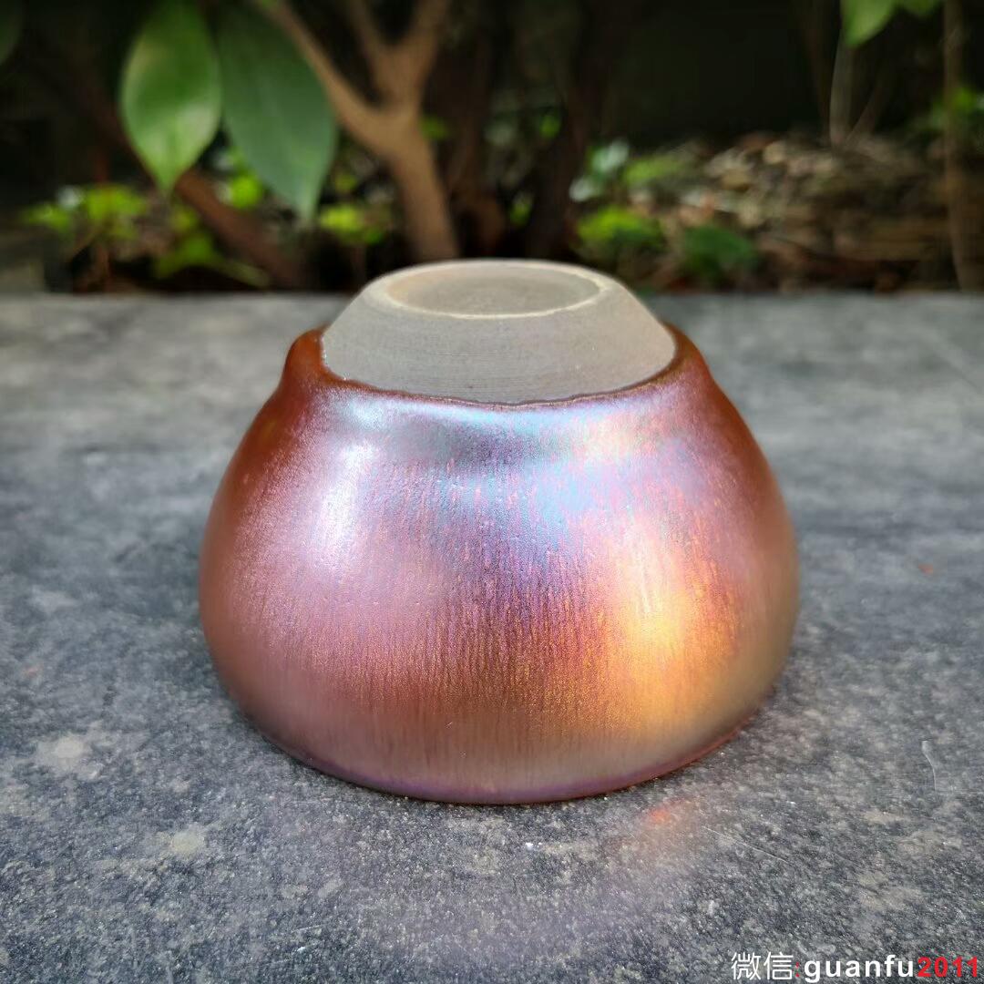 玲瓏粉彩 口徑8.1肚大8.8高6.5