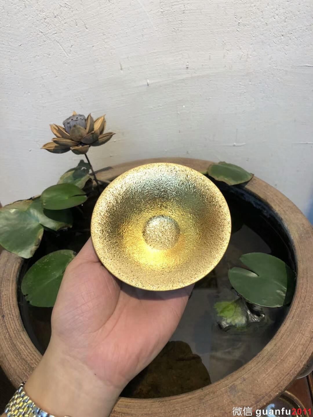 李盞 李昌海老師 金盞鷓鴣斑 口徑：11高：6