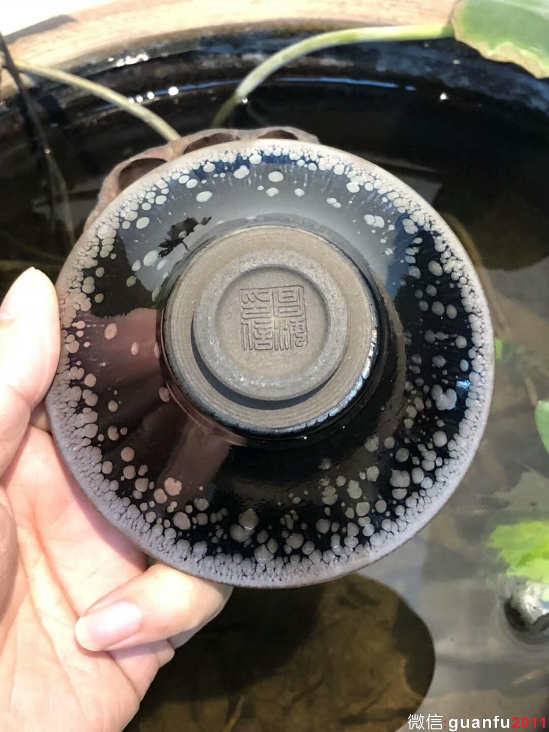 李盞 李昌海老師 金盞鷓鴣斑 口徑：11高：6