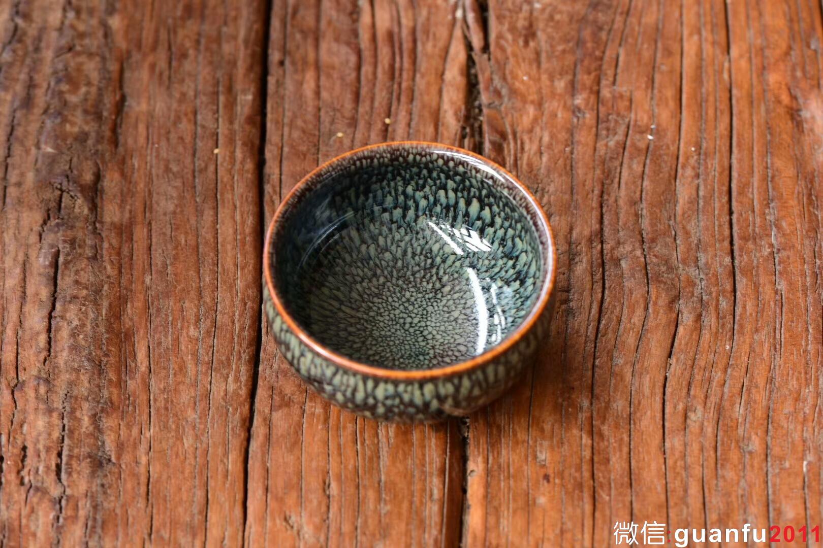 范澤鋒：星月盞 鷓鴣斑鼓杯型:9公分