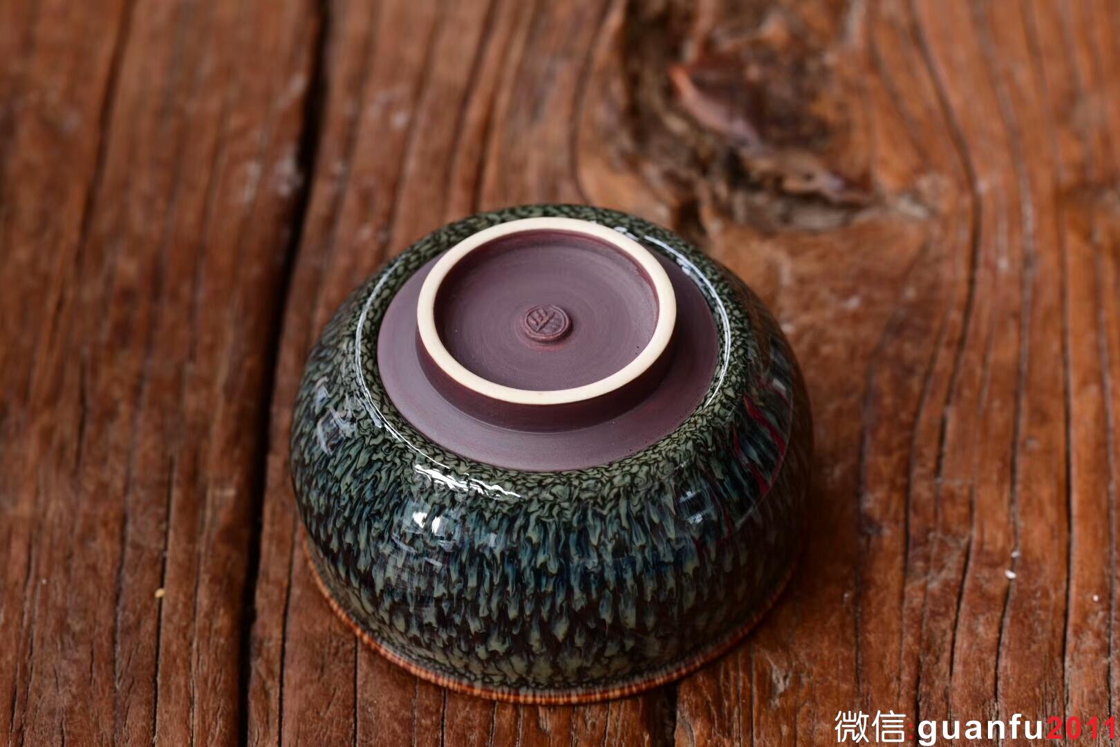 范澤鋒：星月盞 鷓鴣斑鼓杯型:9公分