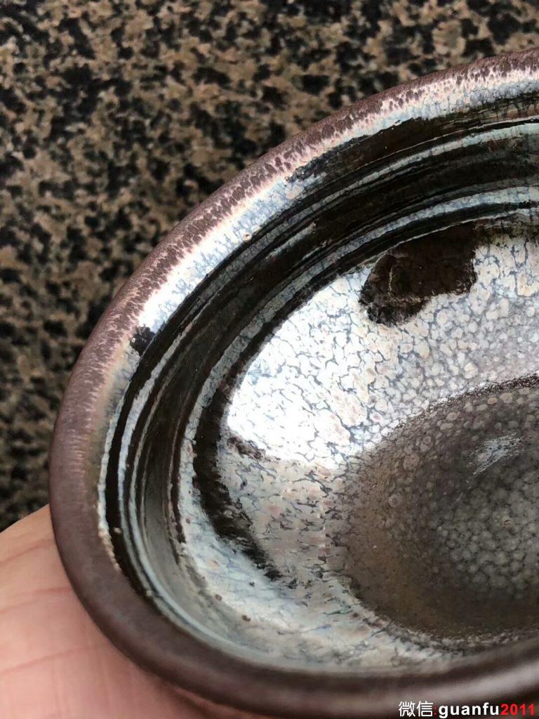 國大師 孫建興老師  頂級 虹彩油滴茶盞