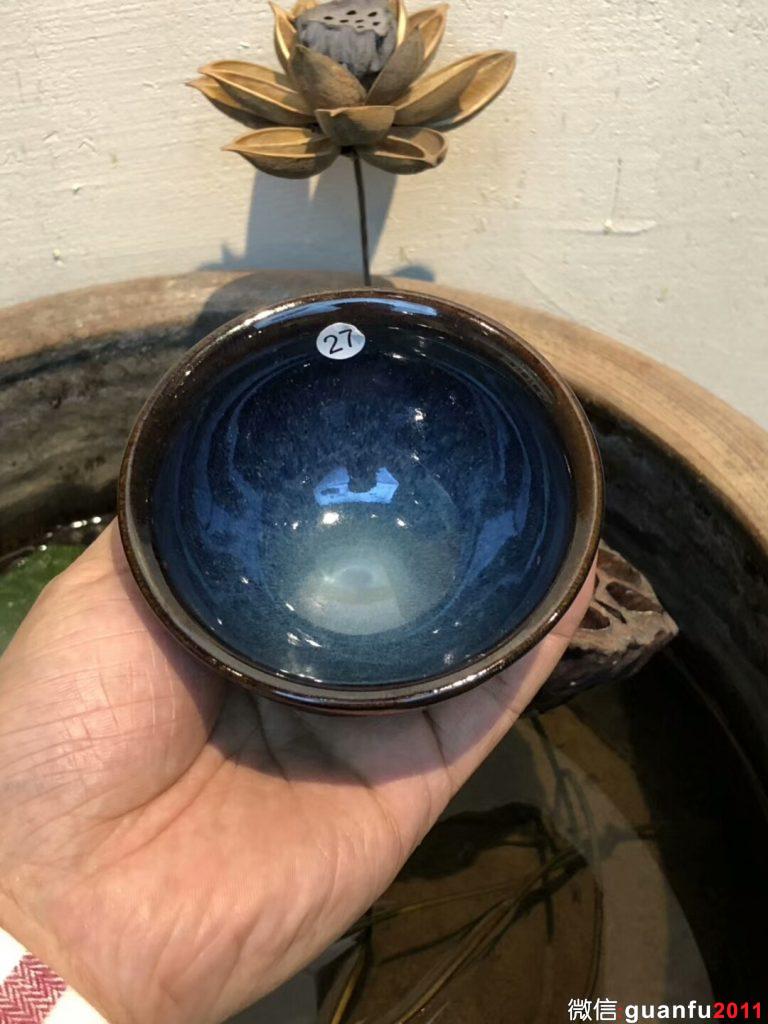 國大師 孫建興老師  烏金藍 茶盞