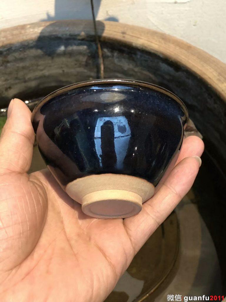 國大師 孫建興老師  烏金藍 茶盞