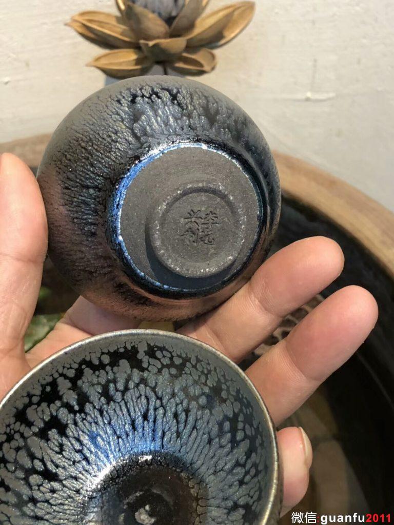 李盞工坊 李遠(yuǎn)興老師 一口杯子 蛋杯 傳統(tǒng)銀毫 油滴